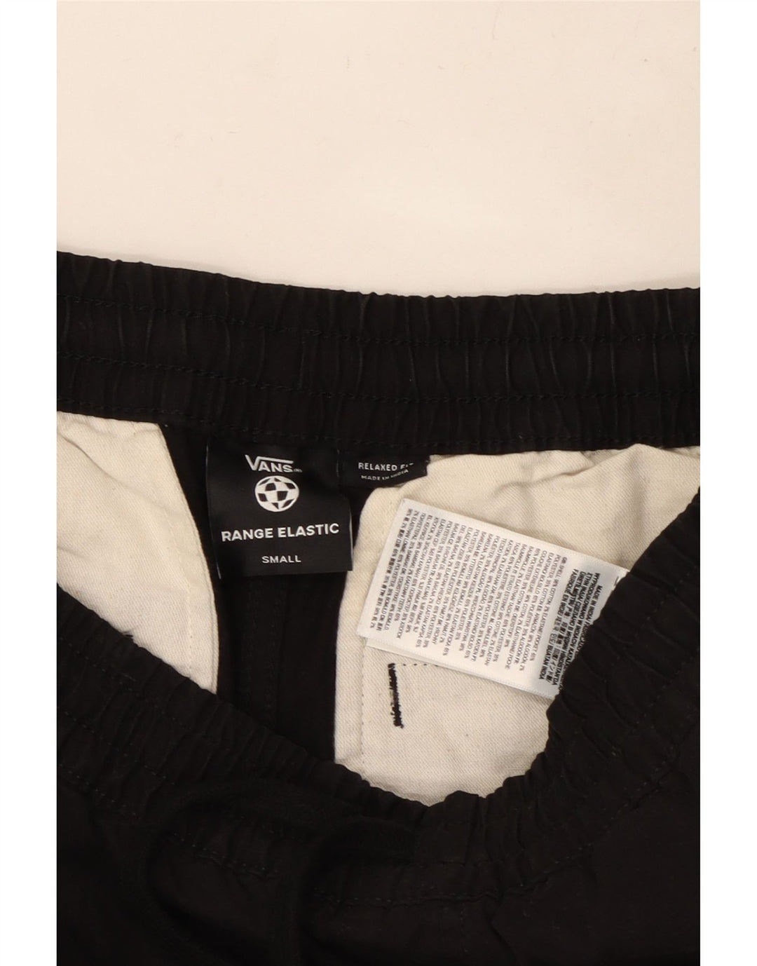 Męskie spodenki chino o swobodnym kroju VANS, małe W28, czarne, bawełniane