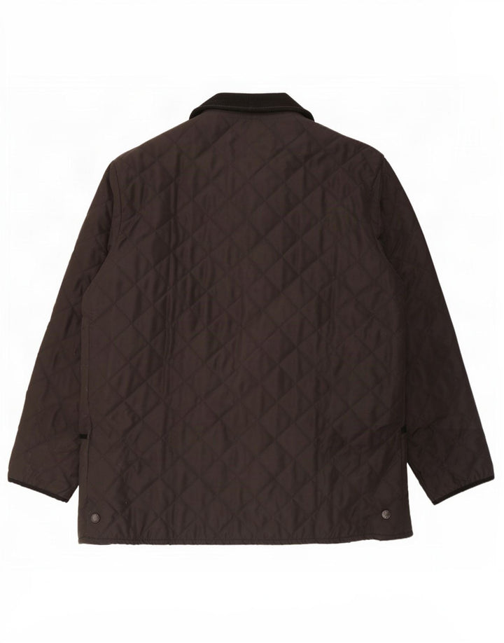 Męska pikowana kurtka Barbour UK 42 XL, czarny poliester