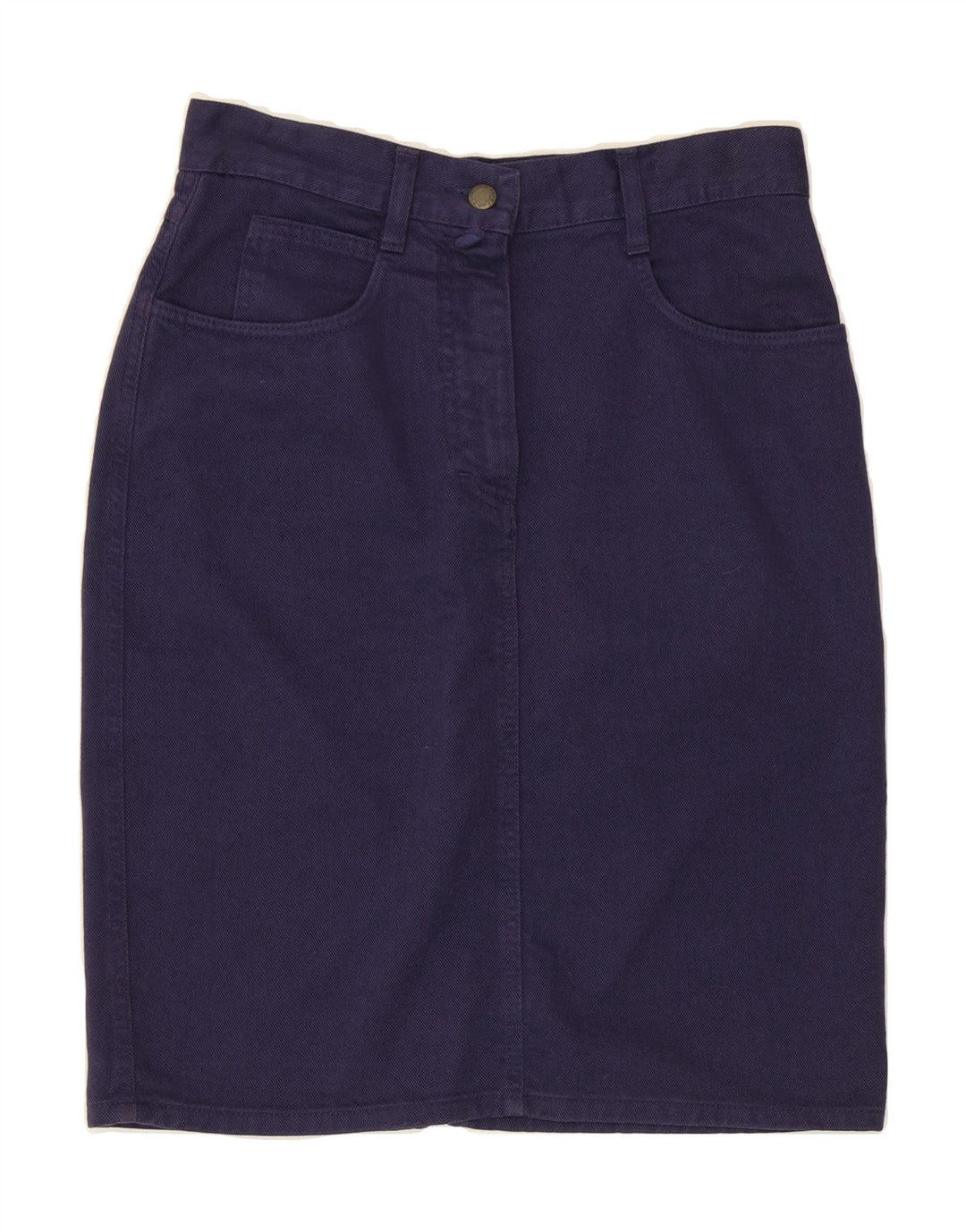 ST. GERMAIN Womens Denim Skirt IT 44 Medium W30  Navy Blue Cotton Vintage St. Germain and Second-Hand St. Germain from Messina Hembry 