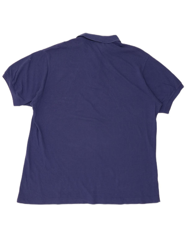 Męska koszulka polo Lacoste, rozmiar 7, 2XL, niebieska, bawełniana