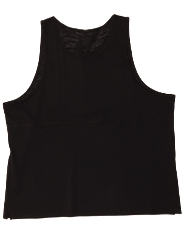 Męska kamizelka Nike Dri Fit Top 2XL, czarny poliester
