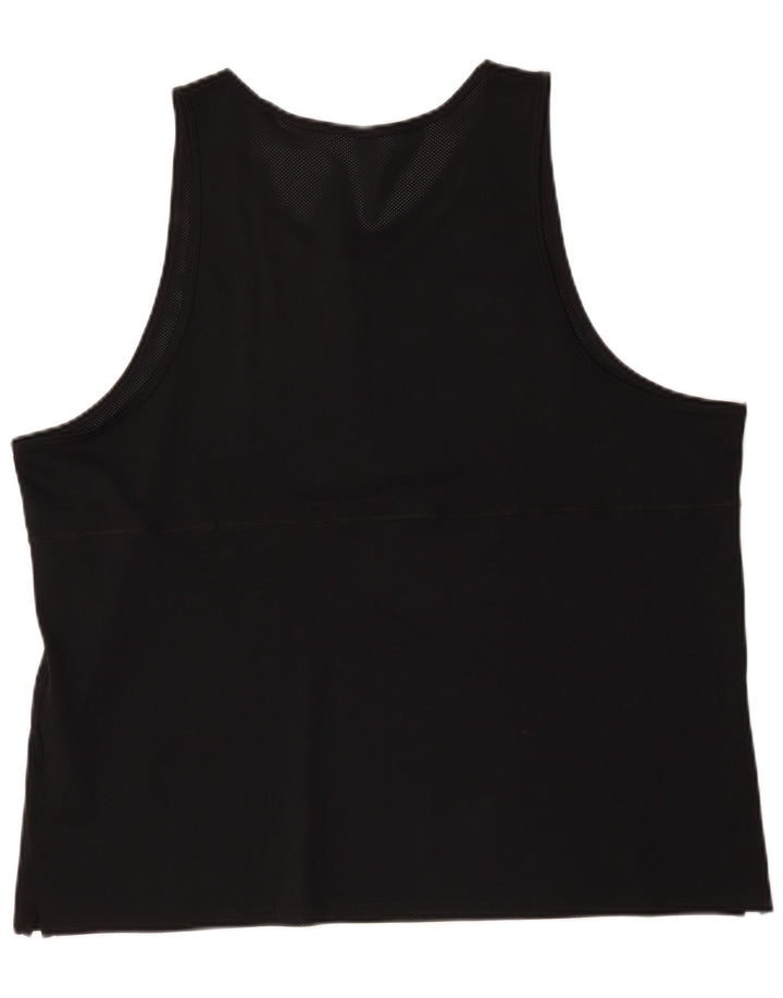Męska kamizelka Nike Dri Fit Top 2XL, czarny poliester