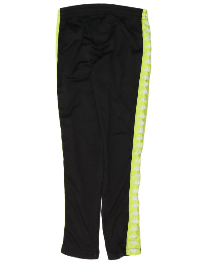 Pełny dres chłopięcy KAPPA z grafiką, 15-16 lat, czarny poliester z blokami kolorów