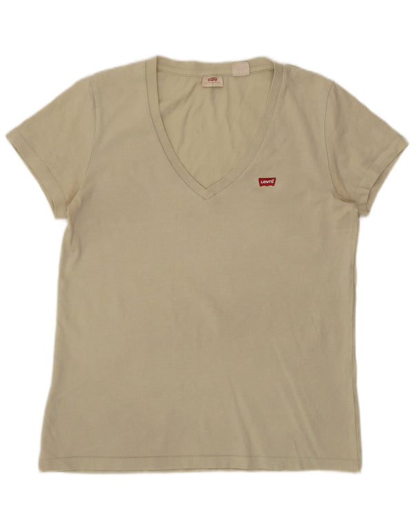 Koszulka damska Levi's Top UK 10 Small Beżowa