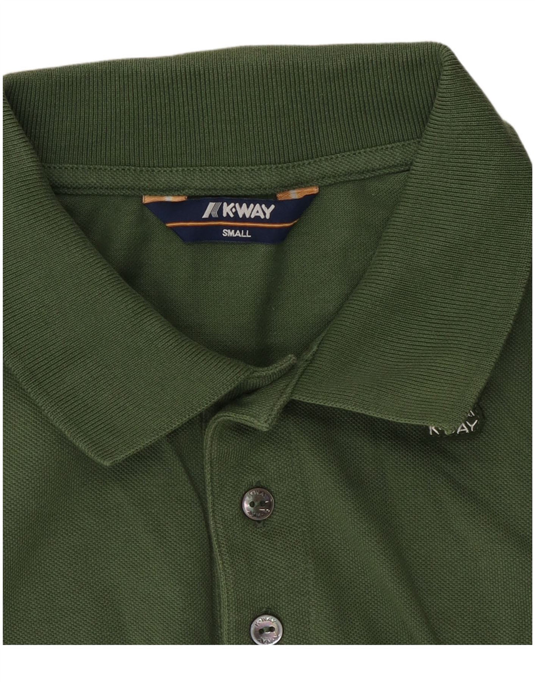 Męska koszulka polo K-Way, mała, khaki