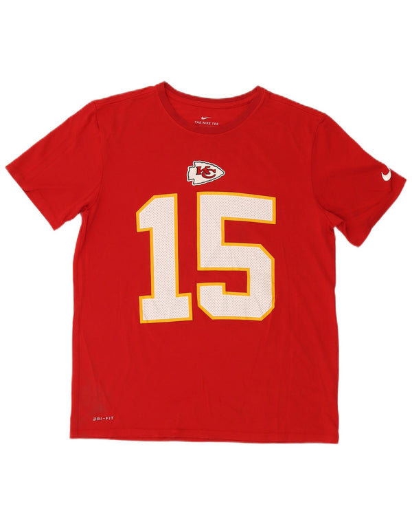 Męski T-shirt z grafiką Nike Kansas City Chiefs, duży, czerwony, bawełniany