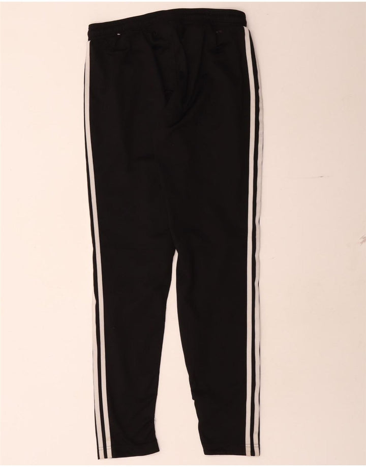 Damskie spodnie dresowe Adidas Climalite UK 8/10, małe, czarne, poliestrowe