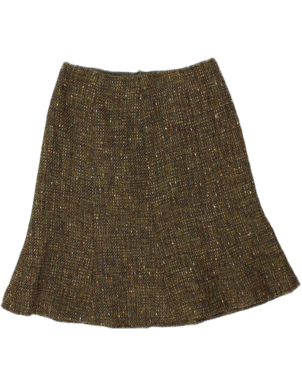 Damska spódnica w kształcie litery A Luisa Spagnoli IT 44 Medium W28 Khaki nakrapiany akryl