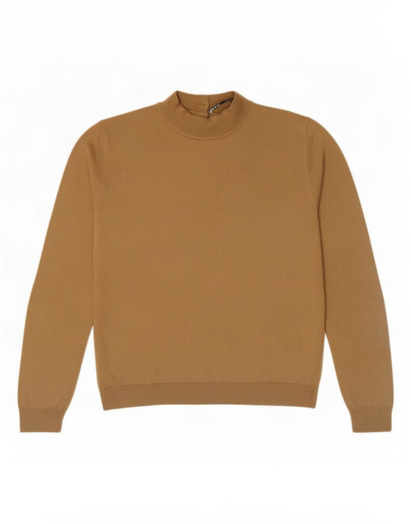 Sweter damski Zara z golfem UK 10 Small Beige