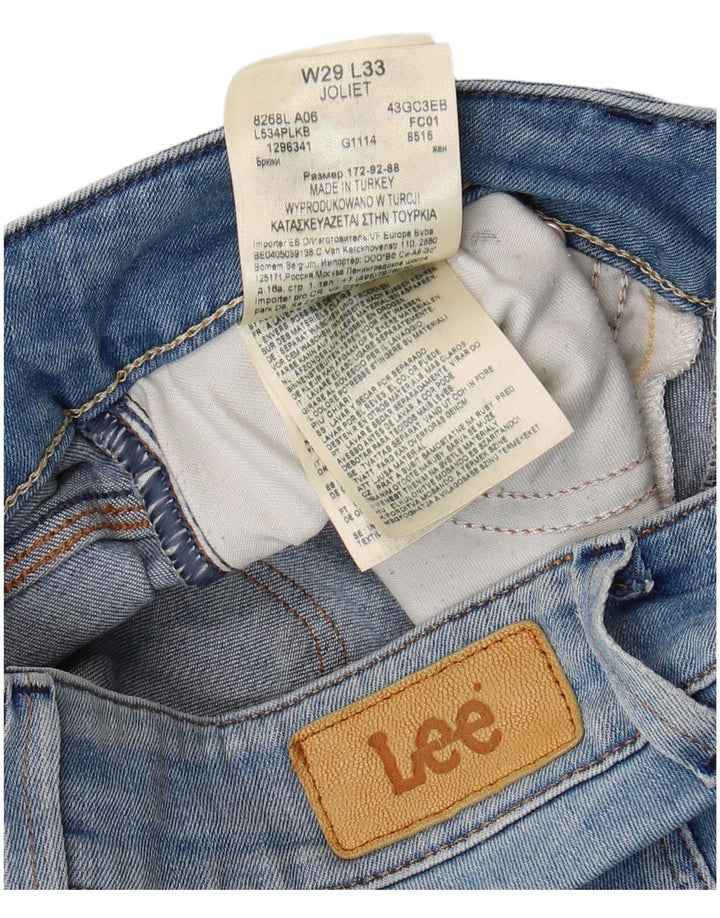 Damskie jeansy Lee Joliet Bootcut W29 L33 Niebieskie bawełniane