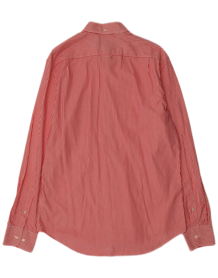 Koszula męska GANT, duża, bawełniana w czerwone paski