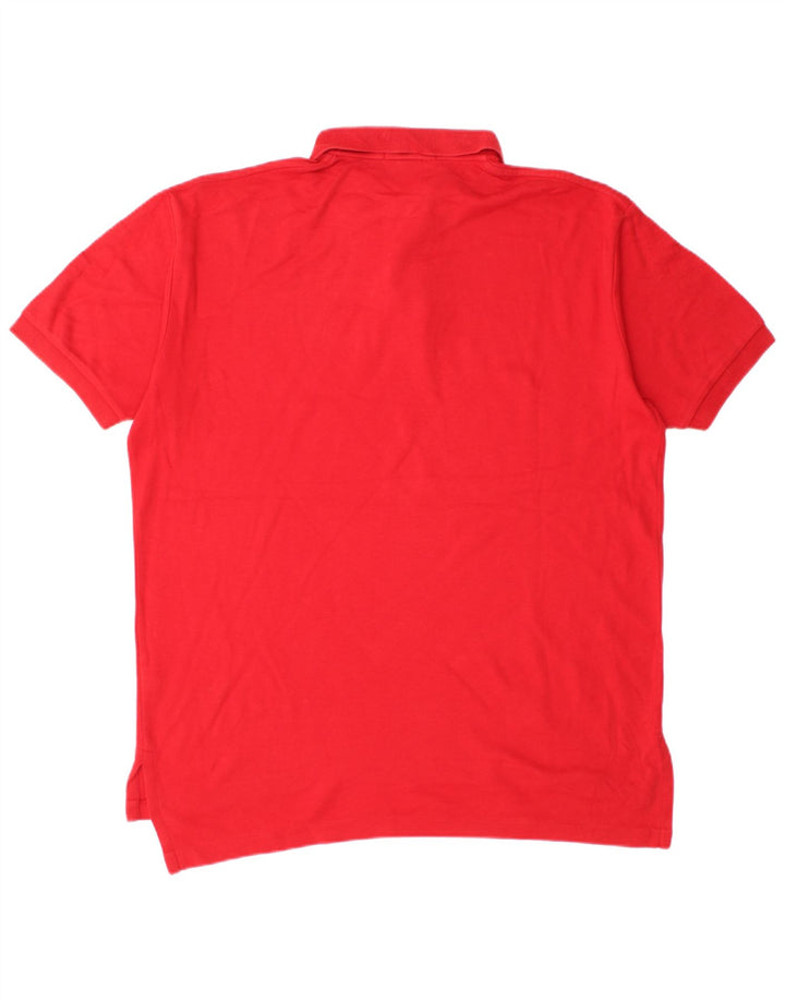 Męska koszulka polo Polo Ralph Lauren, średnia czerwona, bawełniana