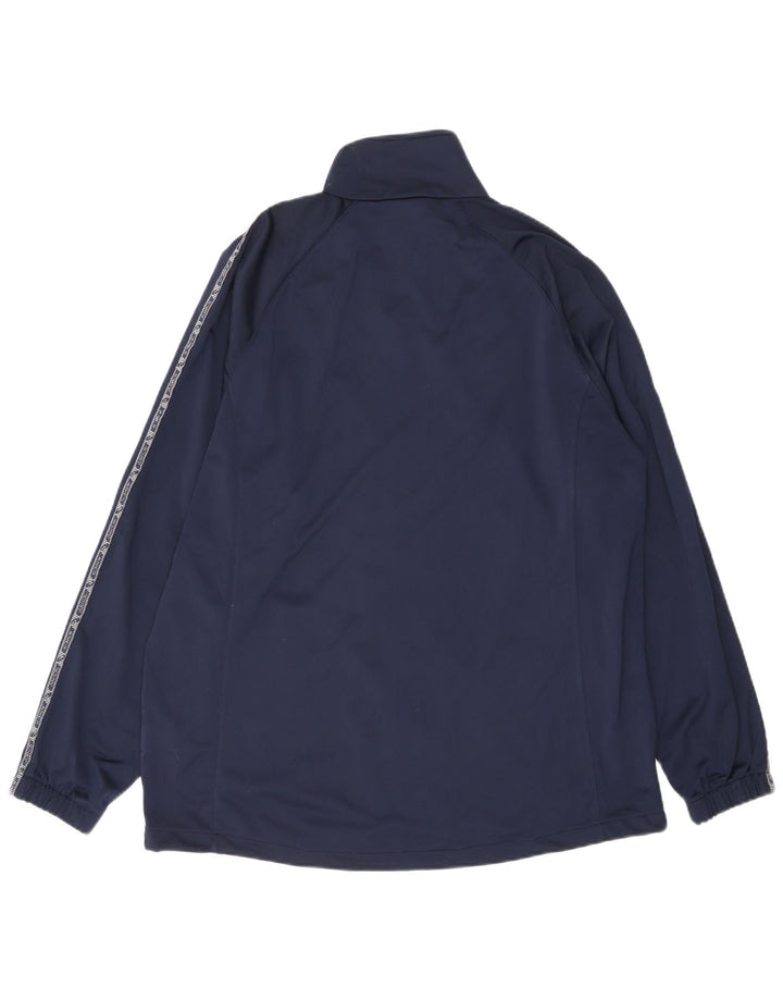 Męska kurtka dresowa Asics z grafiką XL, granatowa, poliester