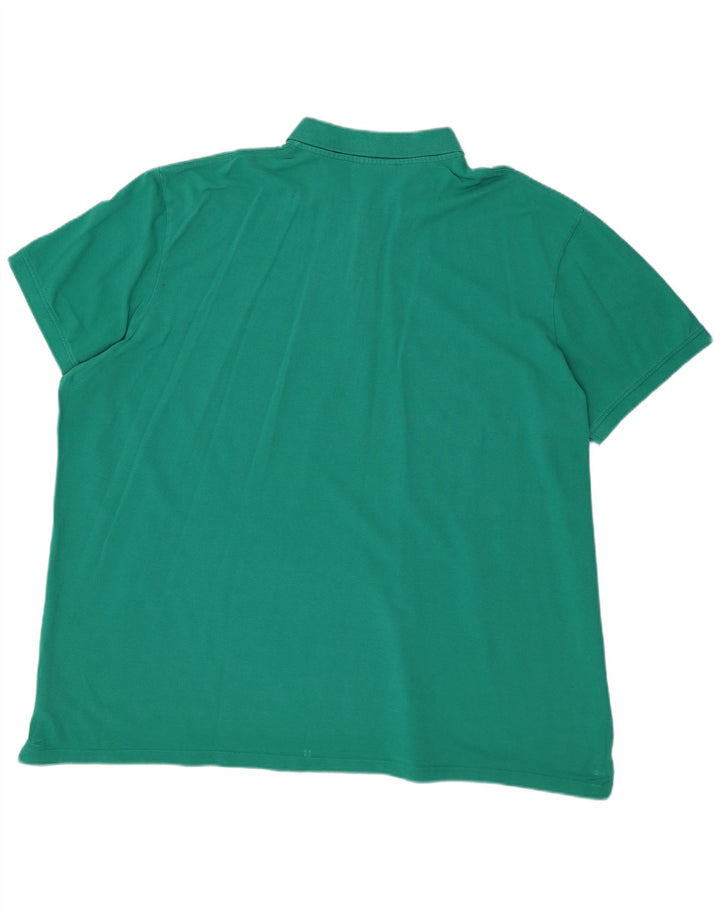 Męska koszulka polo KAPPA 6XL, zielona bawełna