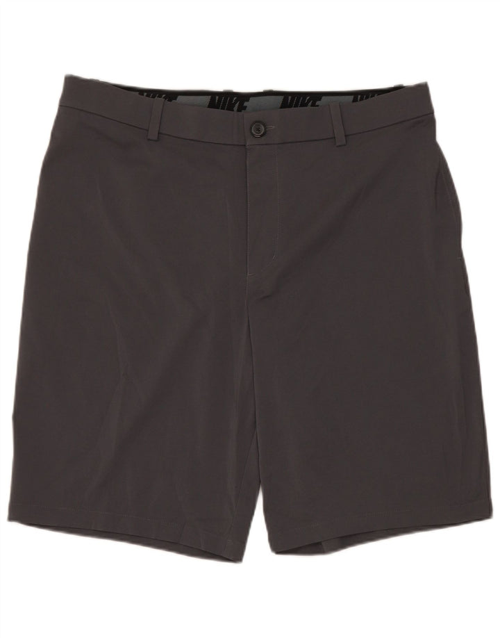 Męskie spodenki chino Nike W36, duże, szare, poliestrowe