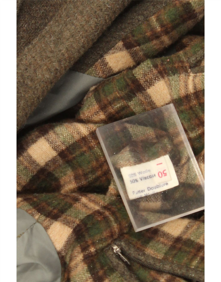 Męska kurtka użytkowa w stylu vintage IT 50, duża wełna khaki