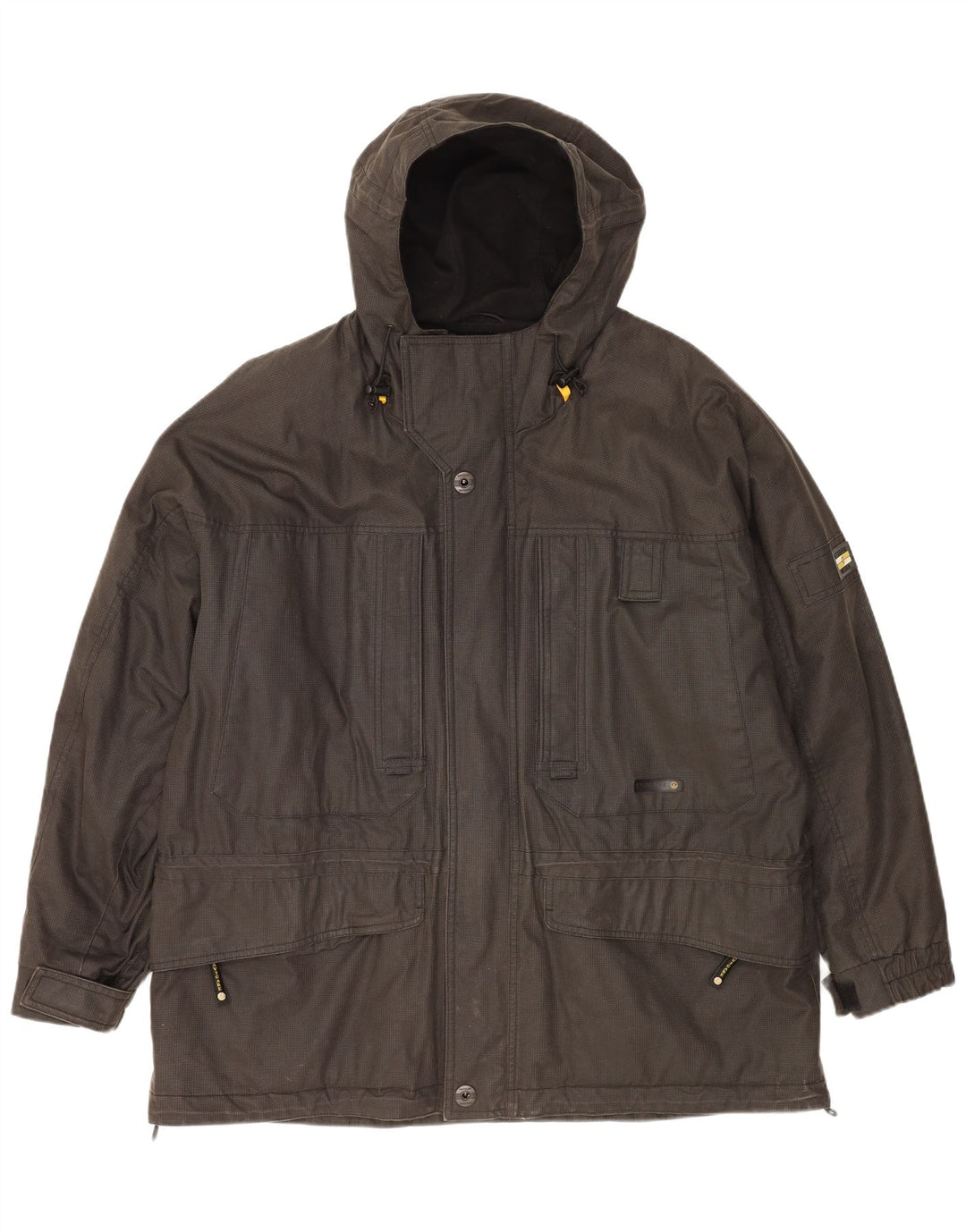 Męska kurtka wiatrówka NAVIGARE z kapturem UK 42 XL, szara