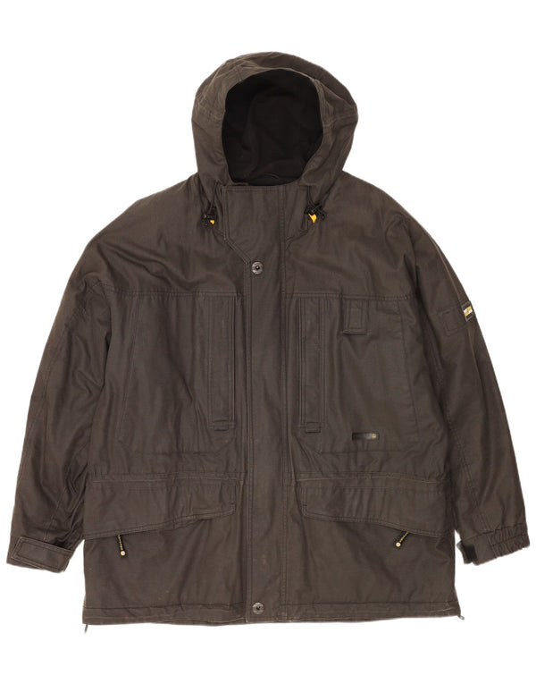 Męska kurtka wiatrówka NAVIGARE z kapturem UK 42 XL, szara