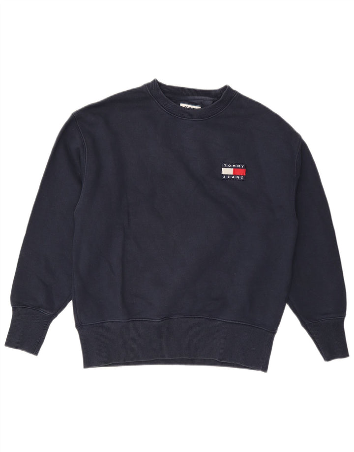 Bluza męska Tommy Hilfiger, mała, bawełniana, granatowa