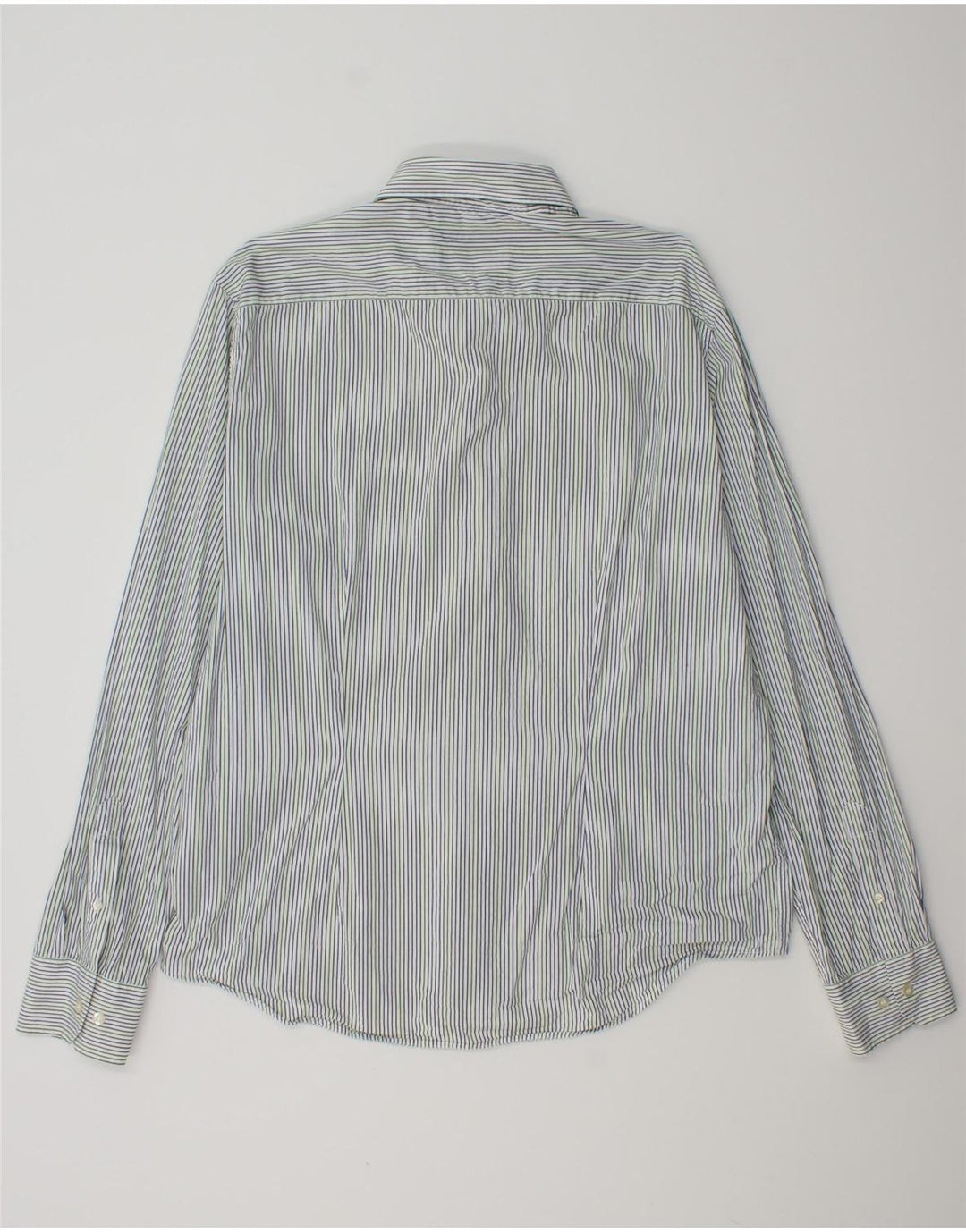 Koszula męska FRED PERRY Slim Fit 2XL, niebieska, bawełniana w prążki