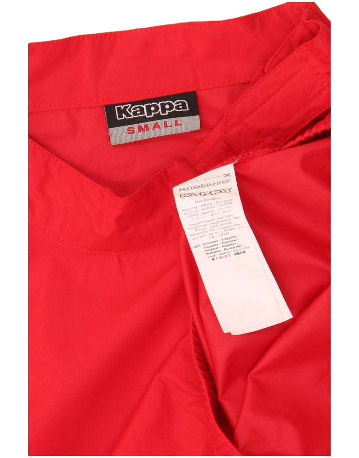 Męski dres KAPPA z zamkiem błyskawicznym i małym czerwonym poliestrem