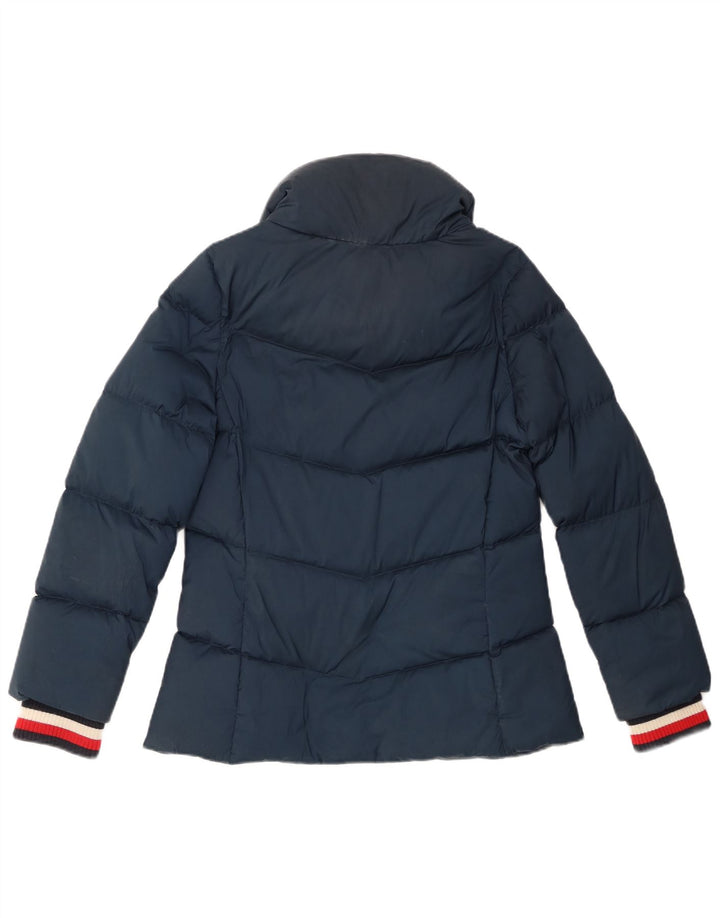 Damska ocieplana kurtka Tommy Hilfiger UK 12, średni granatowy poliester