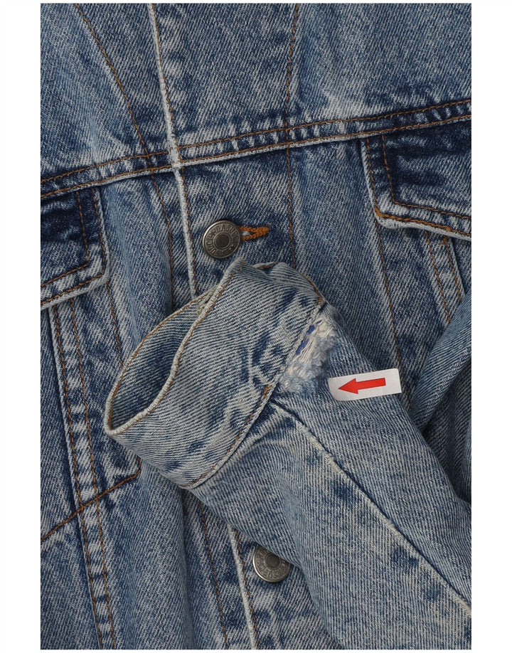 Męska kurtka dżinsowa Casucci UK 42 XL, niebieska, bawełniana