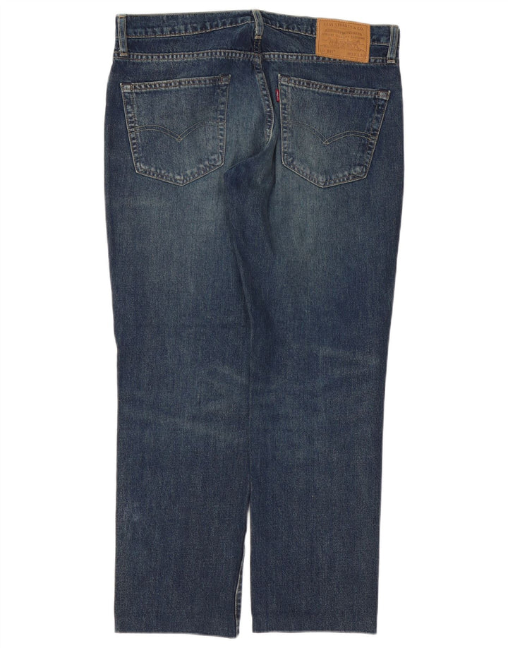 Męskie jeansy Levi's 511 Slim W33 L28 Niebieska bawełna