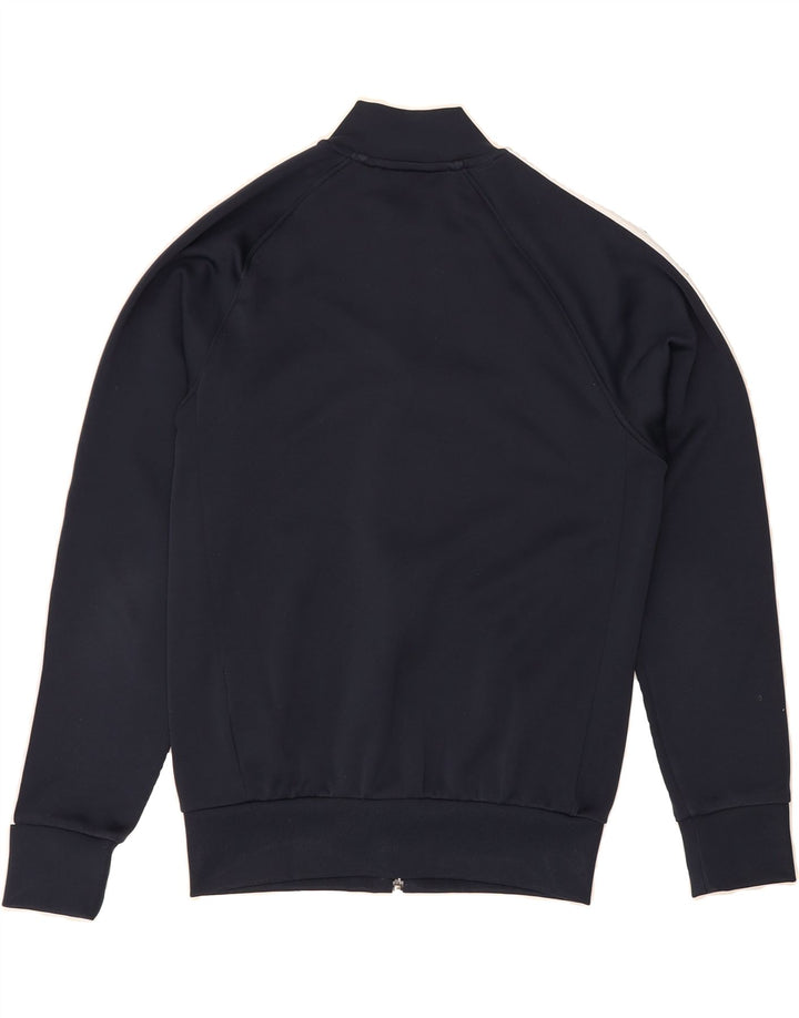 ADIDAS Mens Tracksuit Top Jacket Small Navy Blue Polyester Vintage Adidas and Second-Hand Adidas from Messina Hembry 