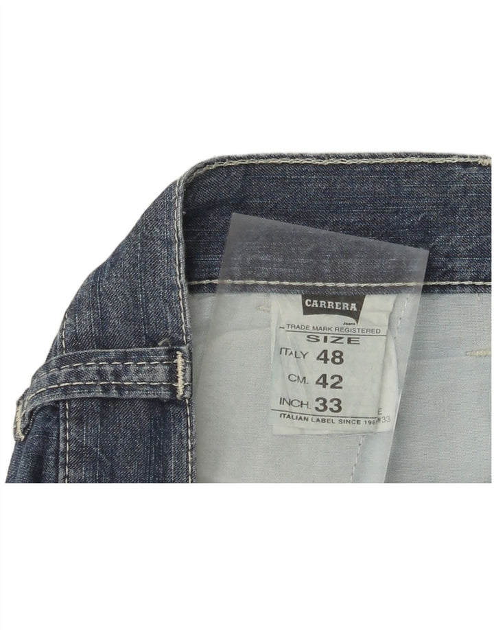 Męskie spodenki jeansowe Carrera IT 48 Medium W33 Niebieskie bawełniane