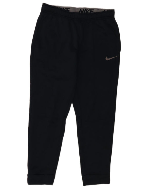 Męskie spodnie dresowe Nike Therma-Fit Joggers, średni granatowy poliester