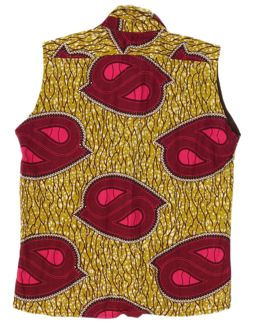 Vintage damska bluzka koszulowa w abstrakcyjny wzór UK 18 XL, wielobarwna