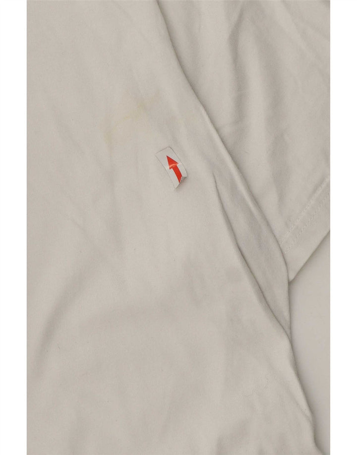 T-shirt męski Ellesse, mały, biały, bawełniany