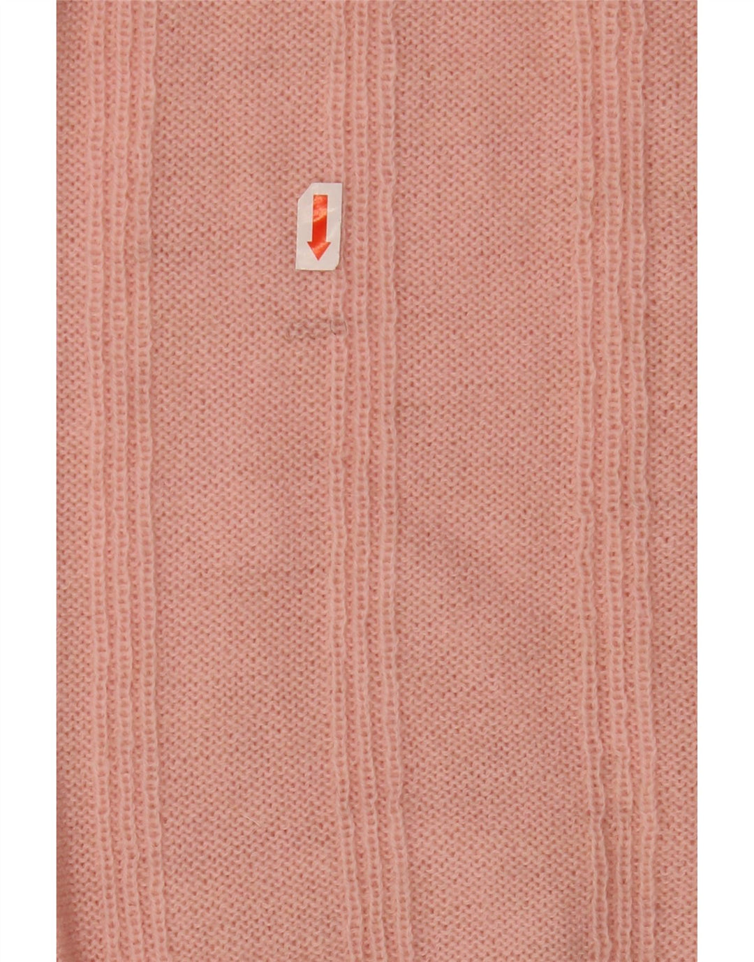 Sweter damski VINTAGE z dekoltem w kształcie litery V, UK 18 XL, różowy