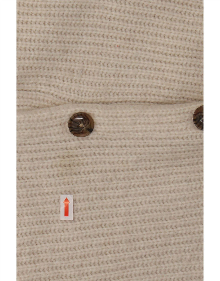 Damski sweter oversize FAT FACE Crop Cardigan UK 10, mały, biały nylon