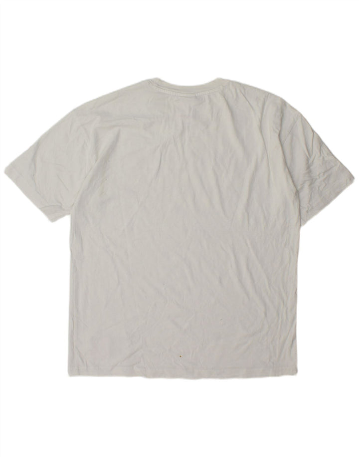 Męski T-shirt Champion Stranger Things z grafiką, średni biały
