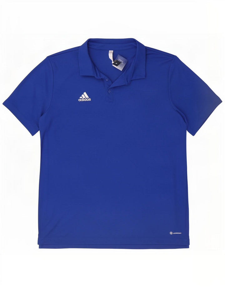 Męska koszulka polo Adidas Aeroready 2XL Niebieski poliester