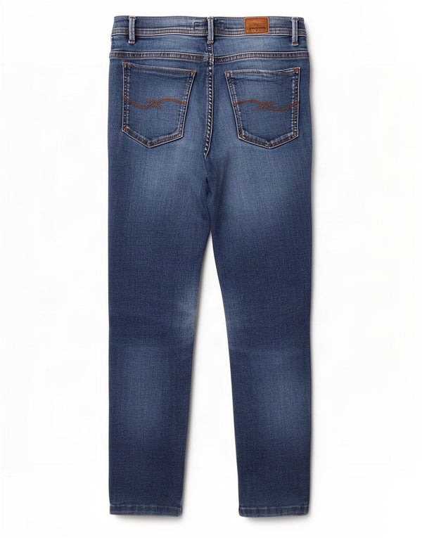 Damskie jeansy Trussardi W28 L27 Niebieskie