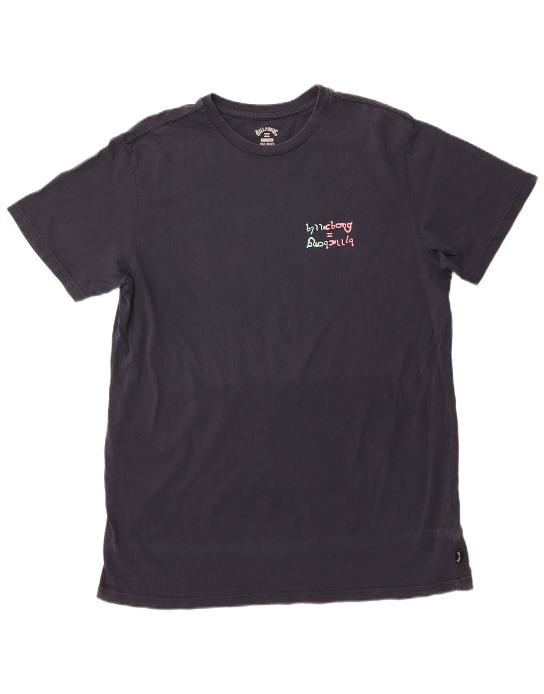 Męska koszulka z grafiką BILLABONG, góra XL, granatowa, bawełniana