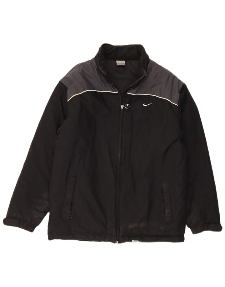 Chłopięca kurtka wiatrówka Nike 13-14 lat XL, czarny nylon z blokami kolorów