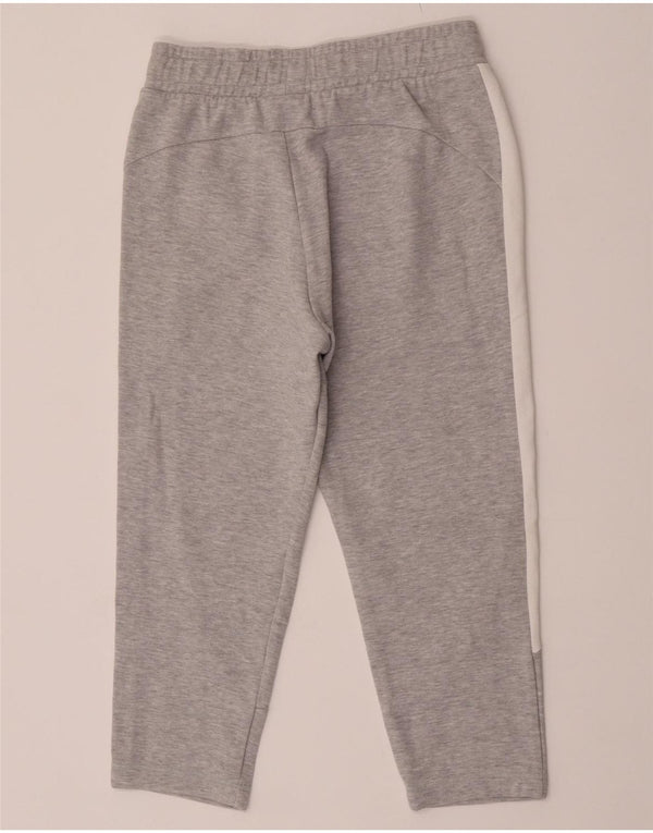 Damskie spodnie dresowe Puma UK 6 XS Szara bawełna z blokami kolorów