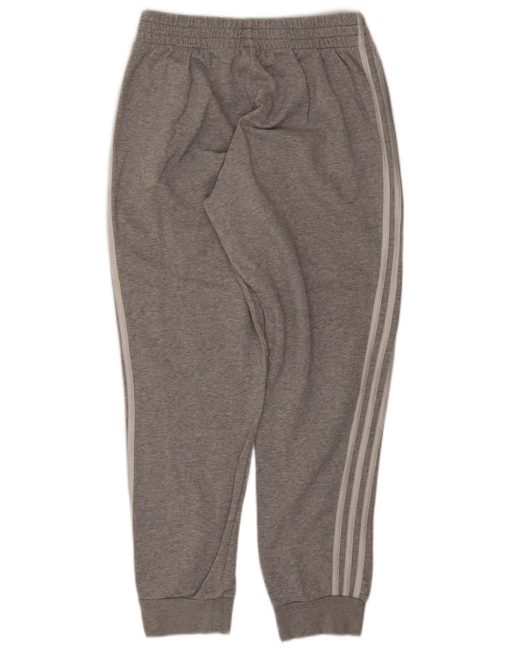 Męskie spodnie dresowe Adidas, średnioszare, nakrapiane