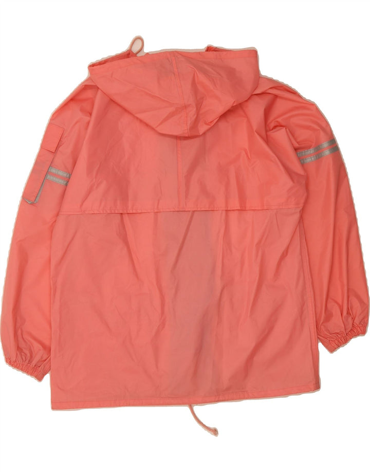 JEANTEX Mens Hooded Rain Jacket UK 36/38 Small Pink Vintage Jeantex and Second-Hand Jeantex from Messina Hembry 
