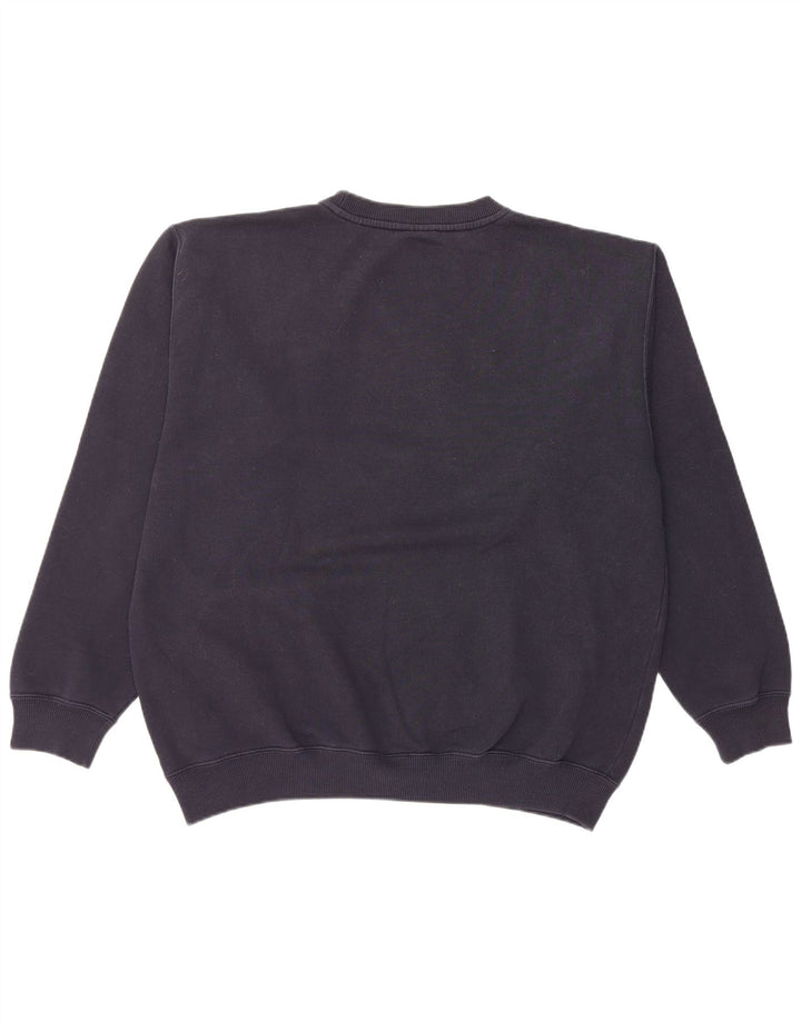 Męska bluza Reebok Sweter Średni granatowy, bawełniany