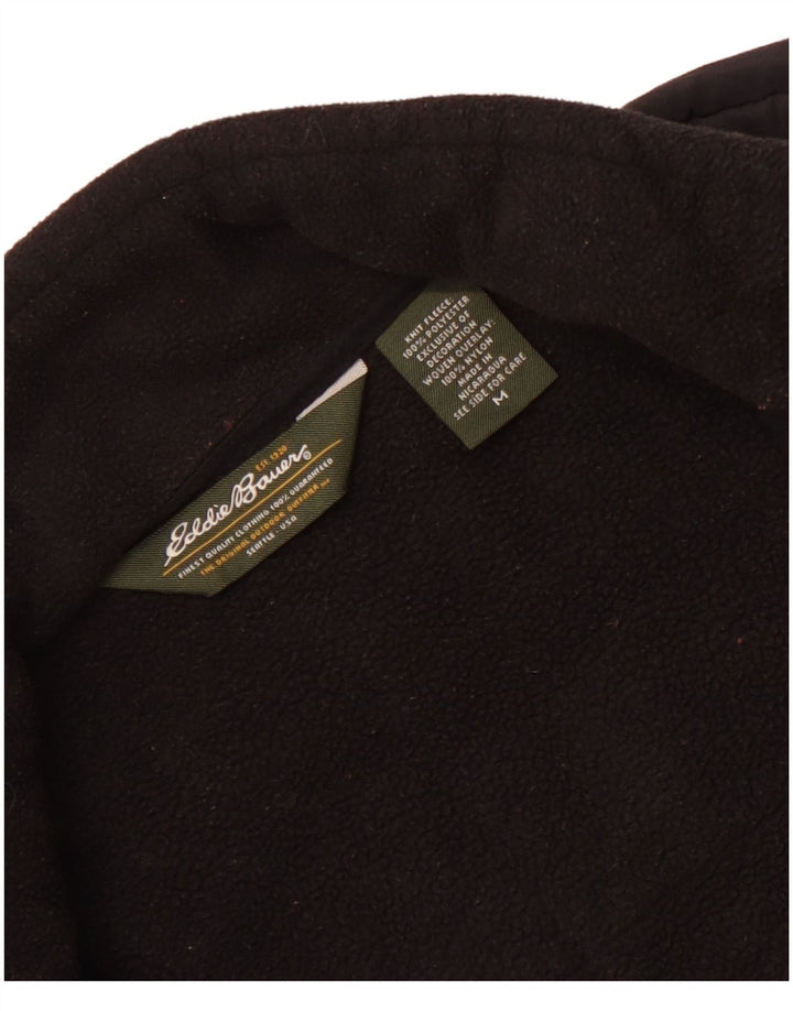 Męska kurtka polarowa Eddie Bauer UK 38, średni czarny poliester