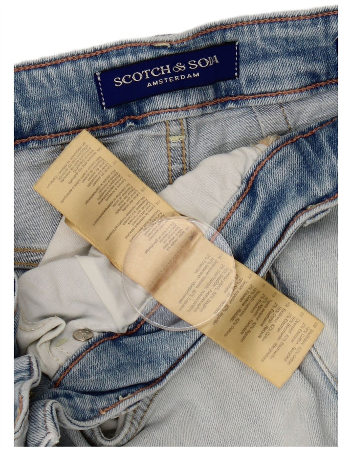 Spodnie damskie Scotch & Soda W31 L28 Niebieskie bawełniane