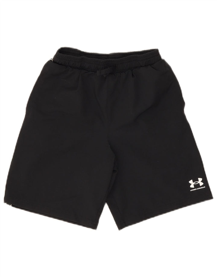 Chłopięce spodenki sportowe Under Armour 9-10 lat, średni czarny poliester
