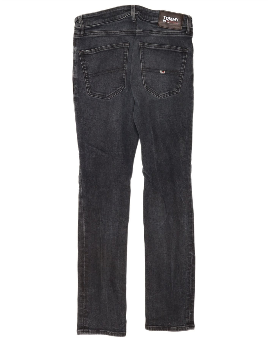 Męskie jeansy slim fit Tommy Hilfiger W32 L32 Szara bawełna
