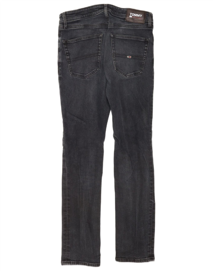 Męskie jeansy slim fit Tommy Hilfiger W32 L32 Szara bawełna