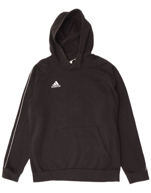 Adidas Męski sweter z kapturem, duży, czarny, bawełniany